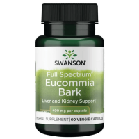 Full Spectrum Eucommia Bark - Eukomia Wiązowata 400 mg (60 kaps.) Swanson