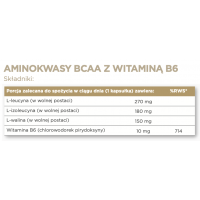 Aminokwasy BCAA z witaminą B6 (50 kaps.) Solgar Polska