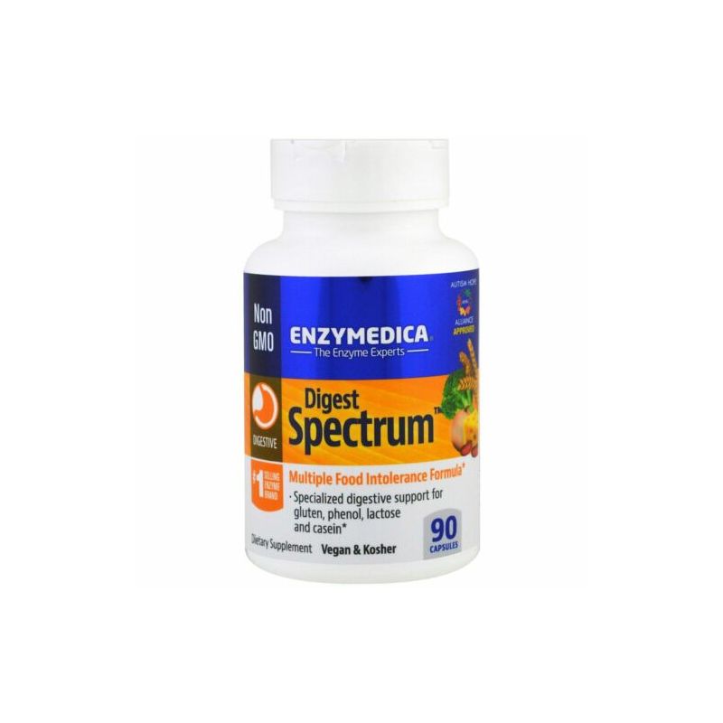 Digest Spectrum™ - Mieszanka Enzymów Trawiennych (90 kaps.) Enzymedica