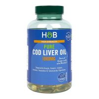 Pure Cod Liver Oil - Tran 1000 mg (120 kaps.) Holland & Barrett