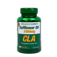Safflower Oil CLA 1000 mg - Olej z Krokosza Barwierskiego (90 kaps.) Holland & Barrett