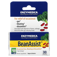BeanAssist™ - Alfa-galaktozydaza (30 kaps.) Enzymedica