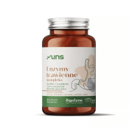 Enzymy trawienne - Amylaza + Proteaza + Celulaza + Laktaza + Lipaza (90 kaps.) UNS Supplements