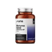Biotyna 5000 - Witamina B7 5000 mcg (60 kaps.) UNS Supplements