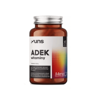 ADEK Witaminy - Witaminy A /octan retinylu/ + D /cholekalcyferol/ + E + K2 /MenaQ7®/ (60 kaps.) UNS Supplements