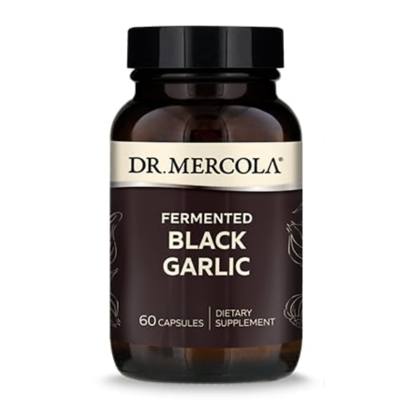 Fermented Black Garlic - Sfermentowany Czarny Czosnek (60 kaps.) Dr Mercola