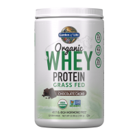 Organic Whey Protein Grass Fed - Chocolate Flavor - Koncentrat białek serwatkowych o smaku czekoladowym (396 g) Garden of Life
