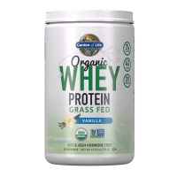 Organic Whey Protein Grass Fed - Vanilla Flavor - Koncentrat białek serwatkowych o smaku waniliowym (396 g) Garden of Life