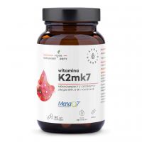 Witamina K2 MK7 /MenaQ7®/ 200 mcg (90 kaps.) Aura Herbals