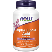 Alpha Lipoic Acid - Kwas alfa-liponowy 100 mg (120 kaps.) NOW Foods