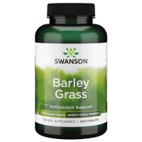 Młoda Trawa Jęczmienna - Barley Grass 500 mg (240 tabl.) Swanson