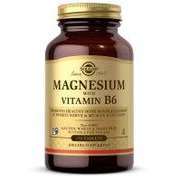 Magnesium with Vitamin B6 - Magnez z witaminą B6 (250 tabl.) Solgar