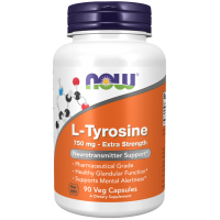 L-Tyrozyna 750 mg (90 kaps.) NOW Foods
