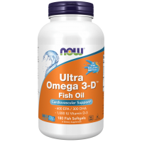 Ultra Omega 3-D - 600 EPA / 300 DHA (180 kaps.) NOW Foods