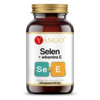 Selen 100 mcg + Naturalna Witamina E 120 mg (90 kaps.) Yango