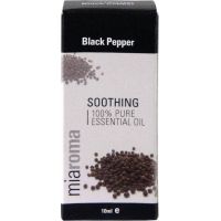 100% Olejek z Czarnego Pieprzu - Miaroma Black Pepper Essential Oil (10 ml) Holland & Barrett