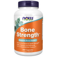 Bone Strength - MCHA dla Kości i Zębów (240 kaps.) NOW Foods