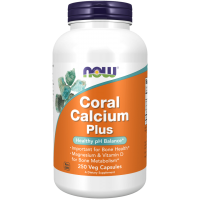 Coral Calcium Plus - Wapno z Koralowca (250 kaps.) NOW Foods