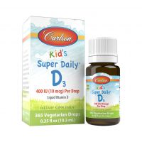 Kid's Super Daily D3® - Witamina D3 dla Dzieci 400 IU (10.3 ml) Carlson