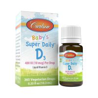 Baby's Super Daily® D3 - Witamina D3 dla Dzieci 400 IU (10.3 ml) Carlson