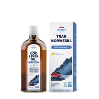 Tran Norweski - 1000 mg Omega 3 (250 ml) Osavi