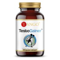 TestoGainer™ - Buzdyganek naziemny 80 mg + Żeń-szeń 30 mg + Cynk /pikolinian/ (90 kaps.) Yango