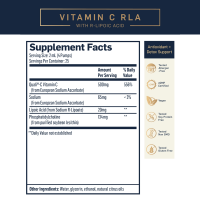 Liposomal Vitamin C with R-Lipoic Acid - Liposomalna Witamina C z Kwasem R-Alfa Liponowym (50 ml) Quicksilver