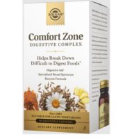Comfort Zone Digestive Complex - Kompleks enzymów trawiennych i ziołowych (90 kaps.) Solgar