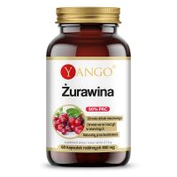Żurawina - ekstrakt 370 mg - Proantocyjanidy 50% (60 kaps.) Yango