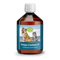 Olej Omega 3 dla psów i kotów - Olej z ryb morskich, EPA i DHA (500 ml) Tierlieb