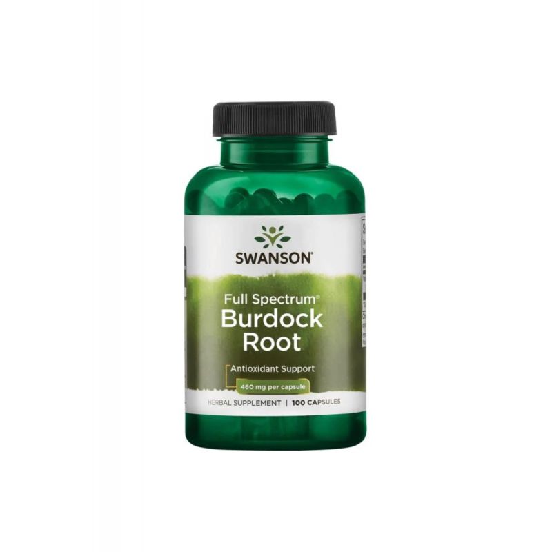 Full Spectrum Burdock Root - Korzeń Łopianu 460 mg (100 kaps.) Swanson