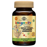 Kanguwity - kompletny zestaw witamin i składników mineralnych w pastylkach do ssania (60 pastylek) Solgar Polska