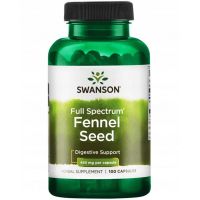 Full Spectrum Fennel Seed - Nasiona Kopru 480 mg (100 kaps.) Swanson