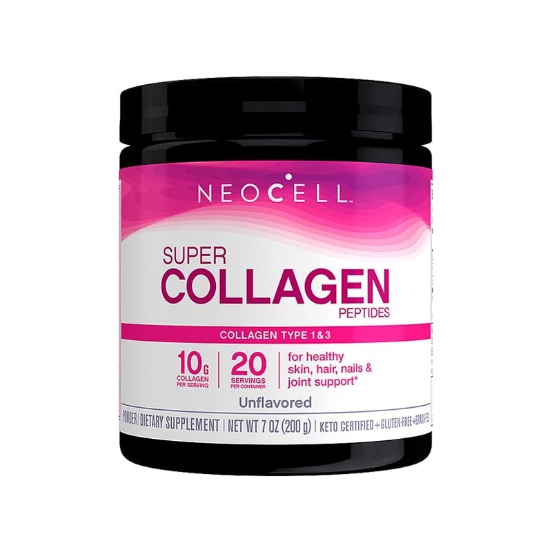 Super Collagen - BioActive Kolagen Typ I i III + Sód (200 g) NeoCell