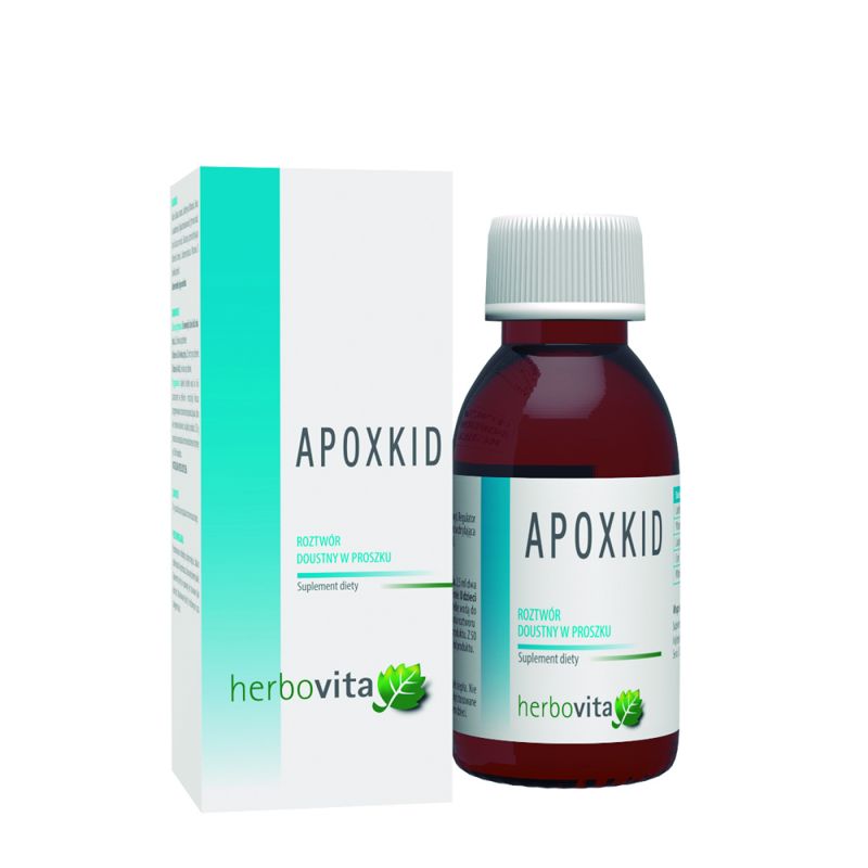 Apoxkid - Laktoferyna + Witamina C + Laktoperoksydaza + Cynk + Witamina D (50 g) Herbovita