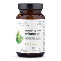 OPC 95 % - Ekstrakt z Pestek Winogron 550 mg (60 kaps.) Aura Herbals