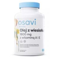 Olej z Wiesiołka 600 mg + Witamina A 200 mcg + Witamina E 6 mg (180 kaps.) Osavi