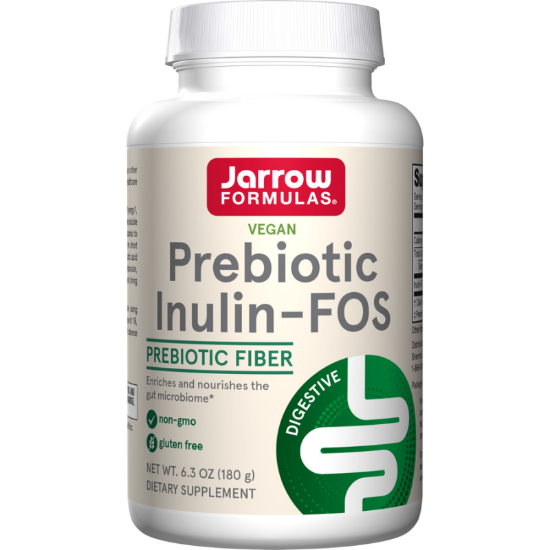 Prebiotyk i Błonnik - Fiber Inulin-FOS (180 g) Jarrow Formulas