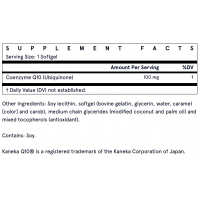 Koenzym Q10 - Ubichinon Q-absorb CoQ10 100 mg (120 kaps.) Jarrow Formulas