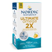 Ultimate Omega 2X 2150 mg Lemon - Omega 3 o smaku cytrynowym (180 kaps.) Nordic Naturals