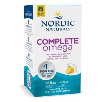 Complete Omega - Omega 3 + GLA o smaku cytrynowym (180 kaps.) Nordic Naturals