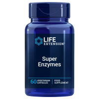 Super Enzymes - Wegetariańska mieszanka enzymów trawiennych EU (60 kaps.) Life Extension