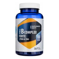 Full  B Complex Forte + PABA & TMG - Kompleks witamin z grupy B (100 kaps.) Hepatica