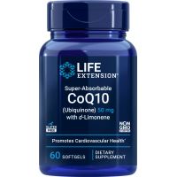 Super-Absorbable CoQ10 with d-Limonene - Koenzym Q10 /ubichinon/ 50 mg + D-Limonen 100 mg (60 kaps.) Life Extension