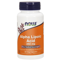Alpha Lipoic Acid - Kwas Alfa-liponowy A-LA 250 mg (60 kaps.) Now Foods