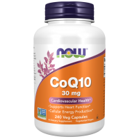 Koenzym Q10 - CoQ10 30 mg (240 kaps.) NOW Foods