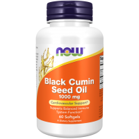 Black Cumin Seed Oil - Olej z nasion czarnuszki (60 kaps.) NOW Foods