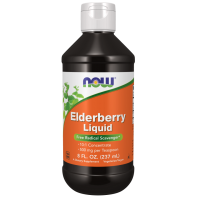 Elderberry Liquid - Czarny Bez koncentrat z owocu 10:1 (237 ml) NOW Foods