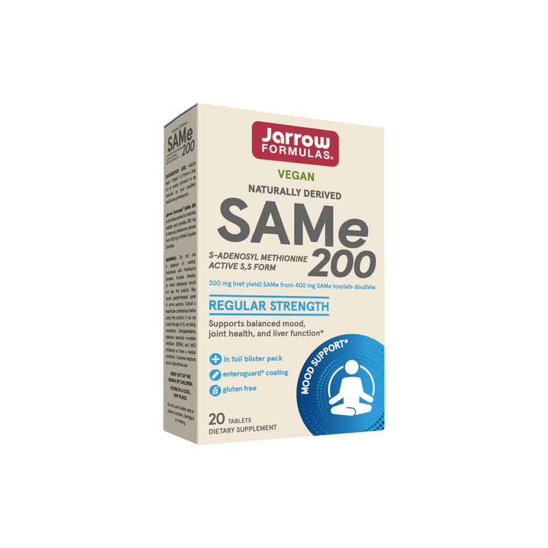 SAMe - S-Adenozylo L-Metionina 200 mg (20 tabl.) Jarrow Formulas