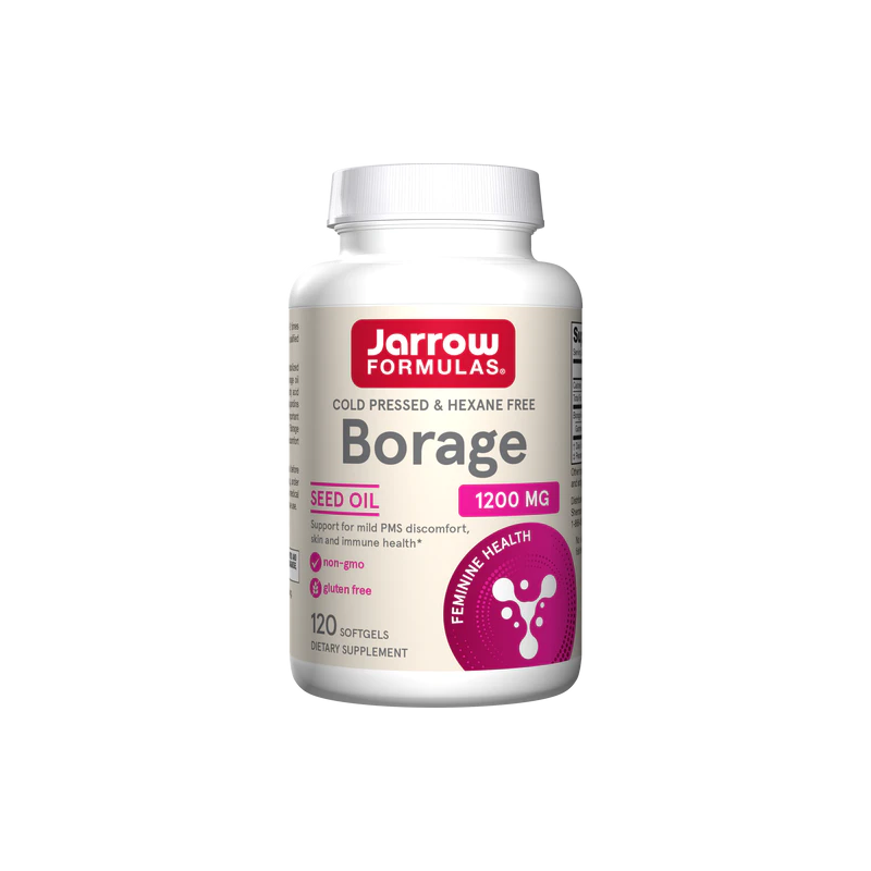 Borage GLA 240 - Olej z Ogórecznika 1200 mg (120 kaps.) Jarrow Formulas